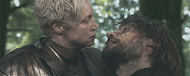 Brienne and Jamie 'Game of Thrones' GIF