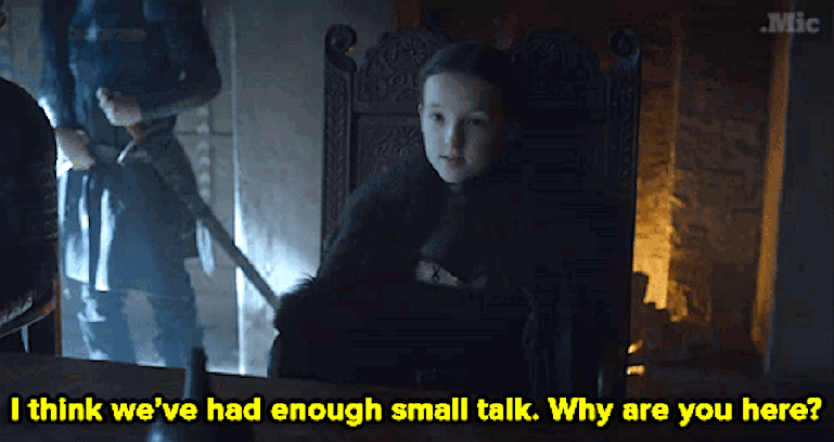 Lyanna Mormont 'Game of Thrones' GIF