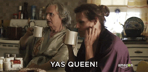 YAS QUEEN 'Transparent' GIF