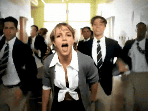 Britney Spears 'Baby One More Time' GIF