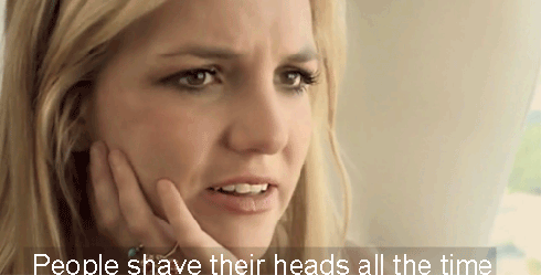 Britney Spears shaving head