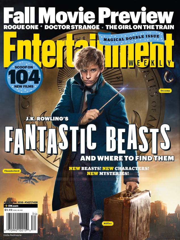 Eddie Redmayne, Fantastic Beast, EW, Entertainment Weekly