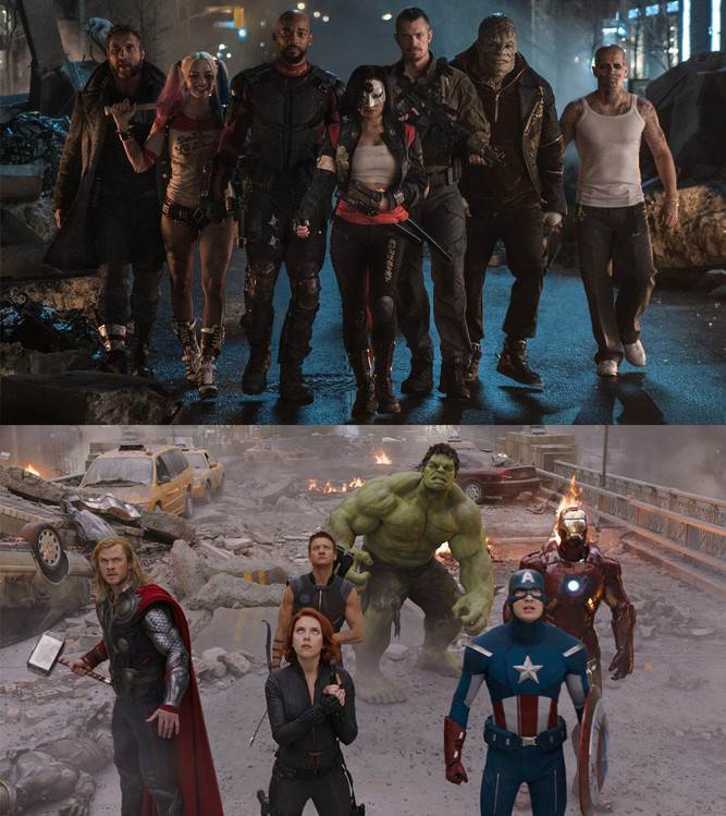 Suicide Squad, The Avengers