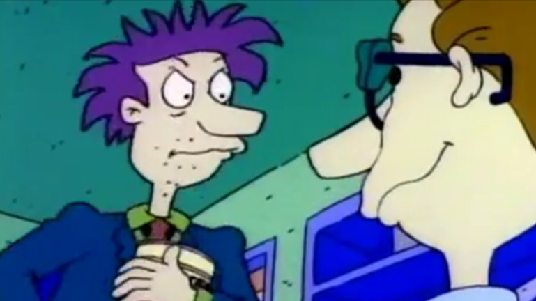 Stu Pickles from "Rugrats"  SOURCE: Nickelodeon