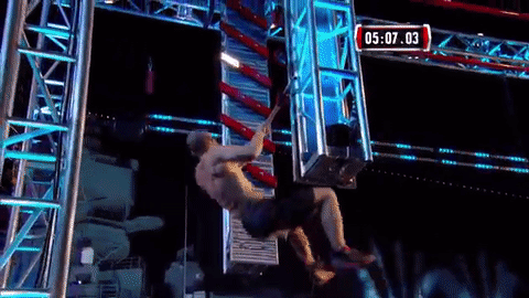 giphy1 Arrow vs American Ninja Warrior: 6 challenges Stephen Amell would totally nail