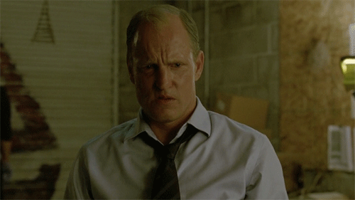 marty (woody harrelson) throws a fit on HBO's true detective