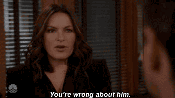 youre wrong about him gif law order svu olivia benson Law & Order: SVU premiere teases a wedding