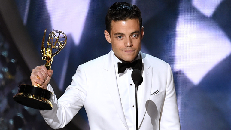 Rami Malek wins for Best Actor, Drama for 'Mr. Robot' at the 2016 Emmys
