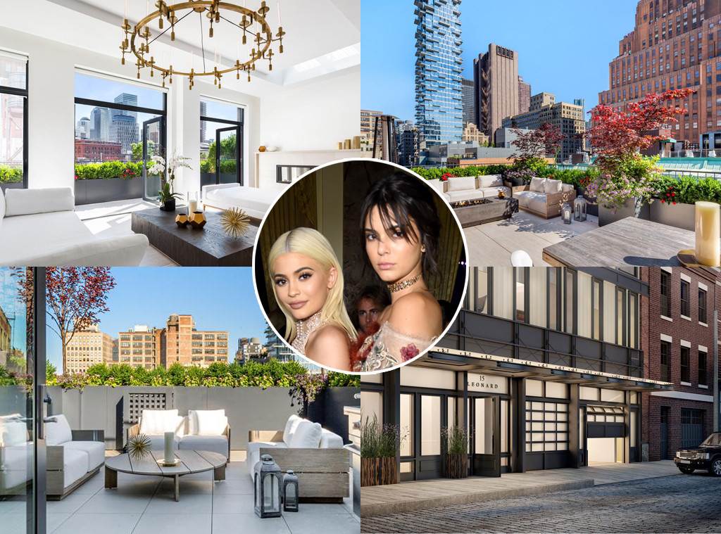 Kendall Jenner, Kylie Jenner, New York Tribeca Apartment