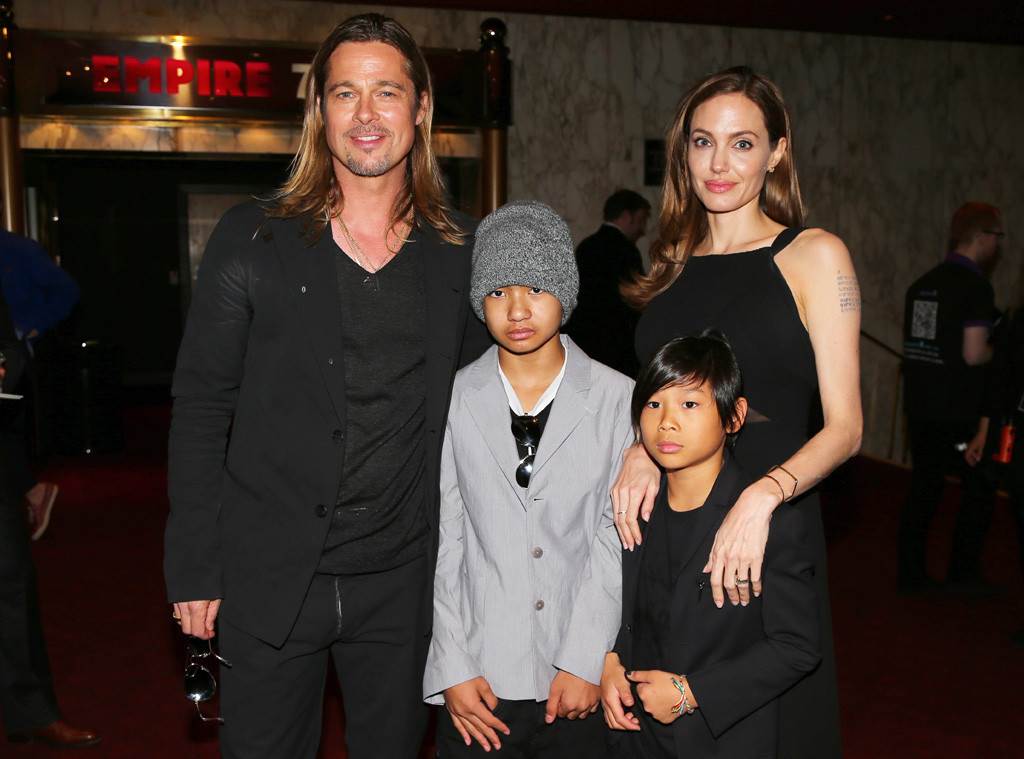 Brad Pitt, Angelina Jolie, Pax, Maddox
