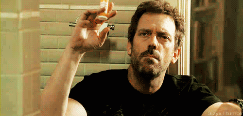 pills gif Hugh Laurie takes a Chance on a much darker House
