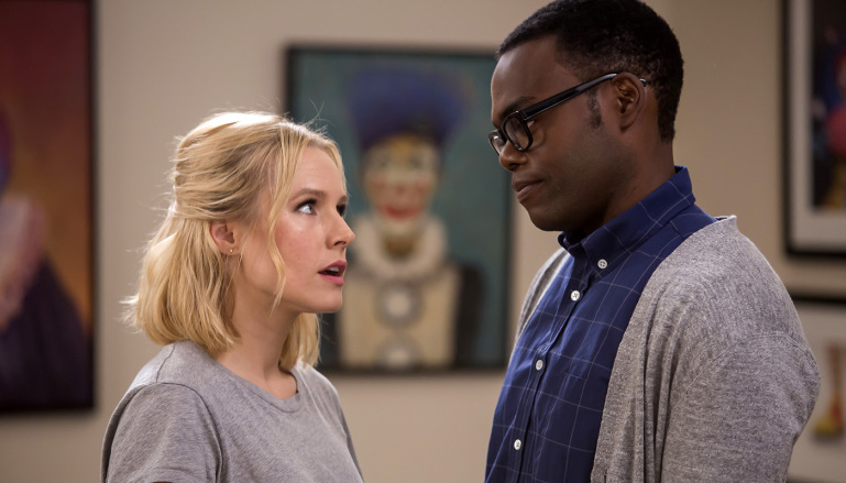 Kristen Bell and William Jackson Harper on 'The Good Place'