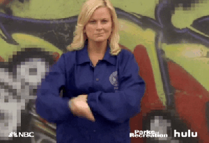 leslie knope thumbs down 16 Leslie Knope GIFs to get you through election night