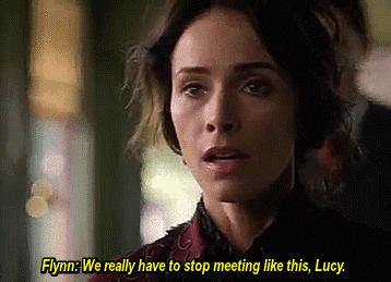 flynn and lucy gif e1479595319863 The Timeless secret thats been staring us in the face the entire time
