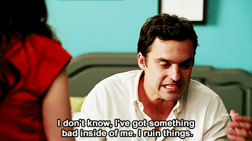 new girl gif Thanksgiving disasters our favorite shows have taught us to avoid