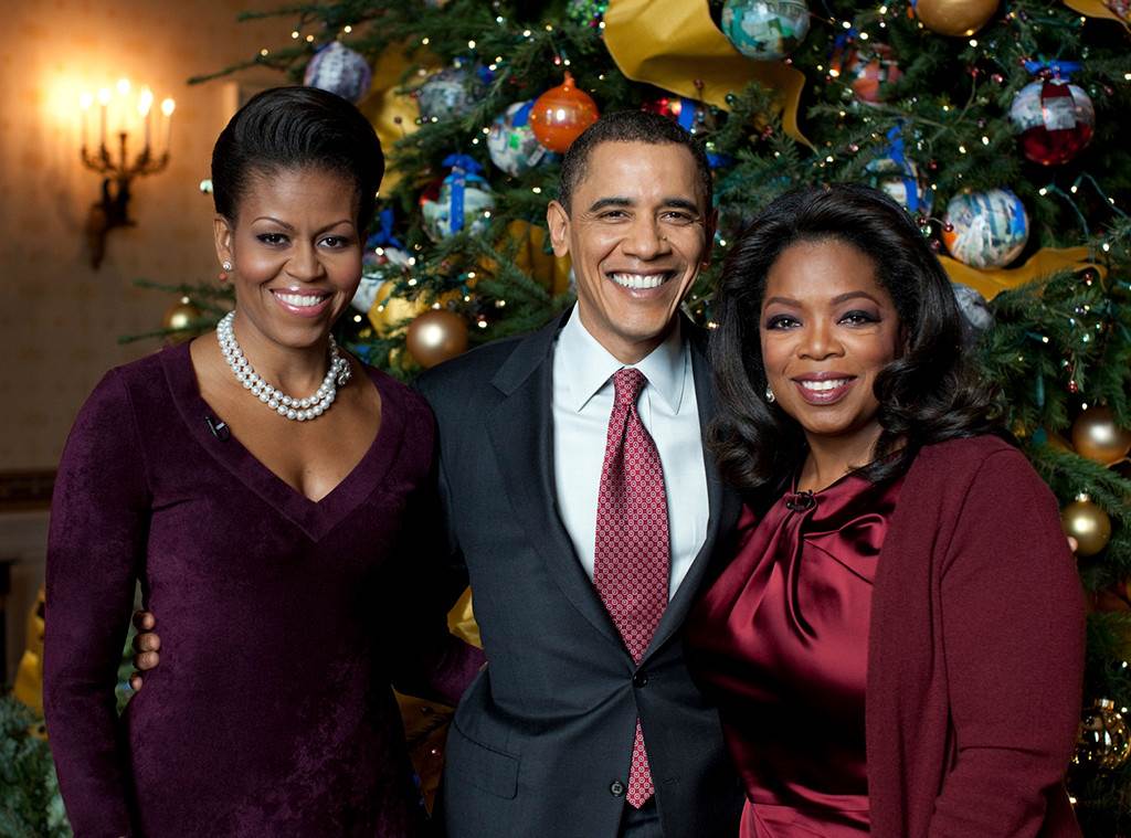 Celebs With Obama, Barack Obama, Michelle Obama, Oprah Winfrey