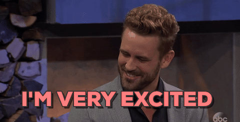 very excited gif Meet the 30 women who want Bachelor Nick Vialls heart