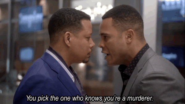 andre and lucious  empire  gif Empire: Andres good hair obsession is disturbing & cruel