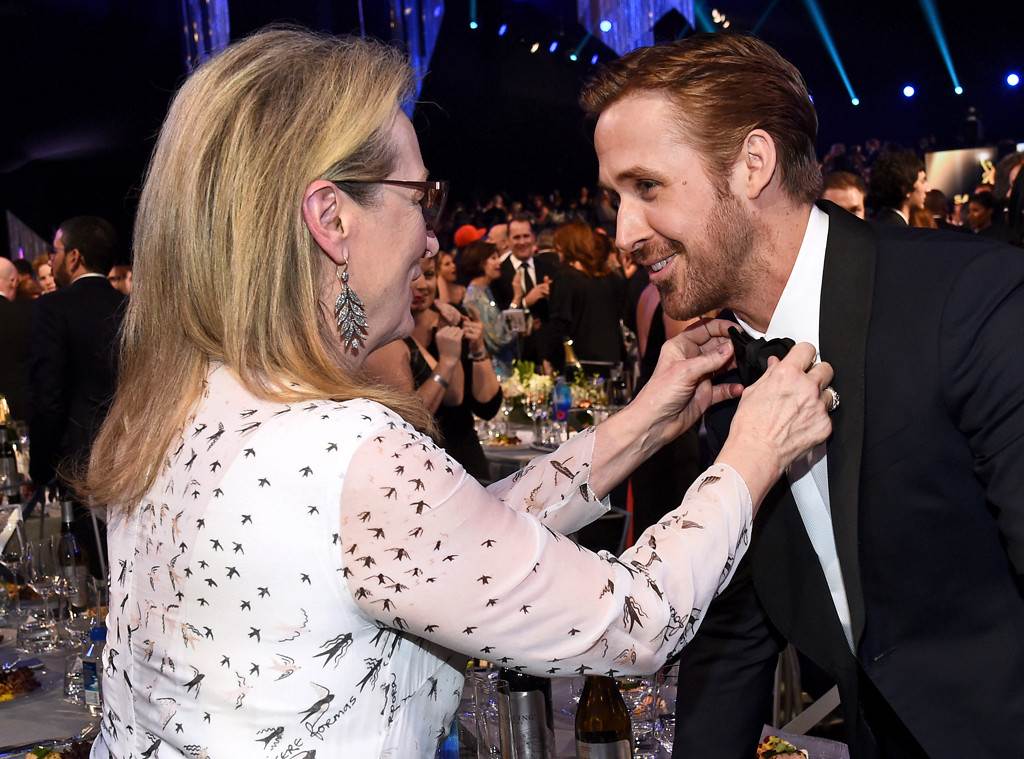 Ryan Gosling, Meryl Streep, 2017 SAG Awards, Candids