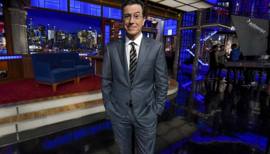 stephen colbert late show set Heres how Stephen Colbert can win the 2017 Emmys
