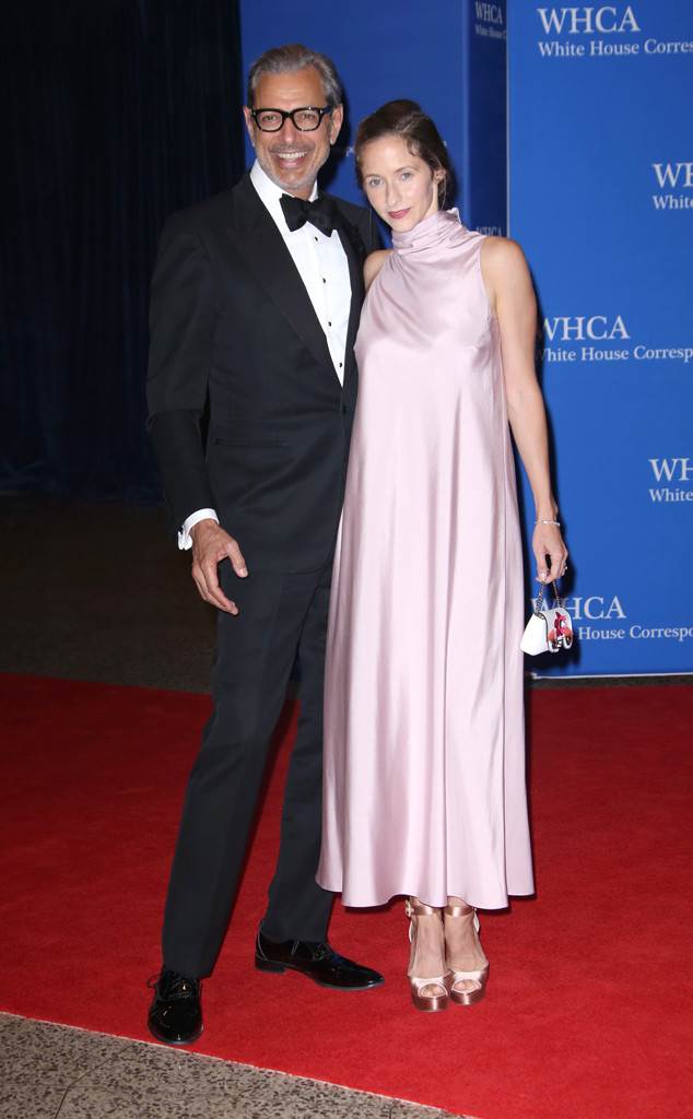 Jeff Goldblum, Emilie Livingston, White House Correspondents' Association Dinner