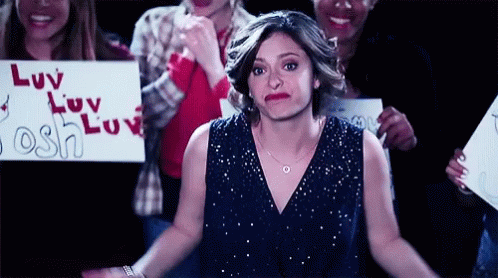 rebecca gif The Crazy Ex Girlfriend wedding from hell sets the tone for Season 3