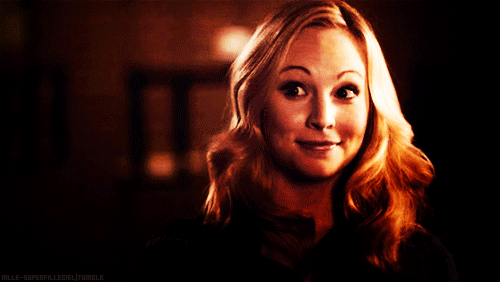 caroline gif This Vampire Diaries wedding is going to have the perfect maid of honor    from hell