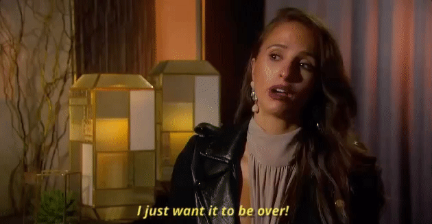 vanessa  i want it be over  gif After the Bachelor finale: Why Nick & the last woman standing will never, ever get married