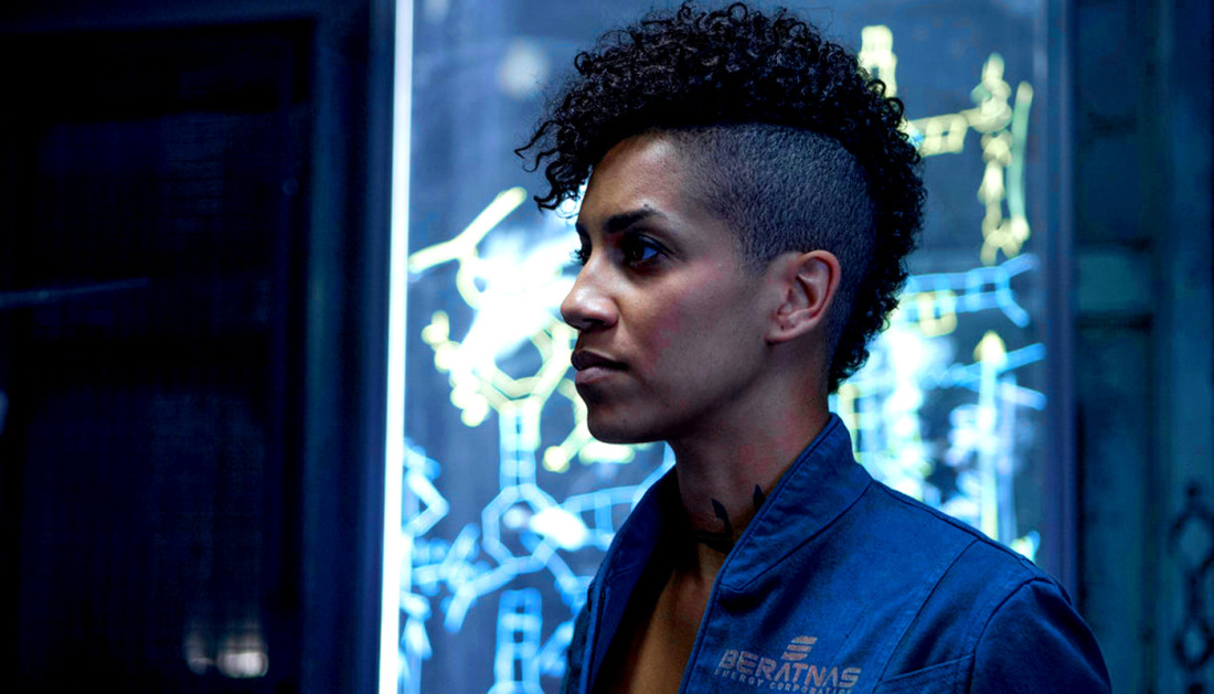 dominique tipper naomi nagata expanse syfy When the alien threats over, do we go back to hating each other? Expanse goes post apocalyptic