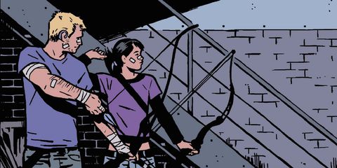 Hawkeye, Clint Barton and Kate Bishop