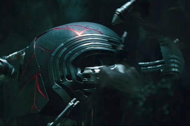 star wars episode ix the rise of skywalker kylo ren helmet repaired