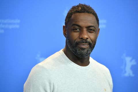 Idris Elba poses at the 68th Berlinale International Film Festival Berlin in February 2018