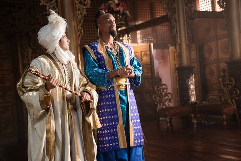 Aladdin, Mena Massoud, Will Smith, Genie