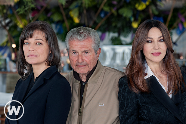 Marianne Denicourt, Claude Lelouch, and Monica Bellucci, The Best Years of a Life