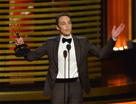 Jim Parsons wins Emmy 2014