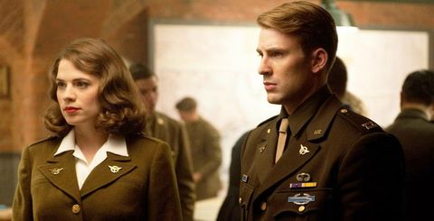 peggy carter, captain america, steve rogers