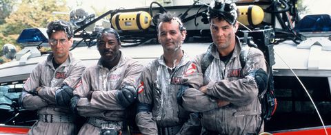 Ghostbusters Dan Ackroyd, Ernie Hudson, Bill Murray, Harold Ramis