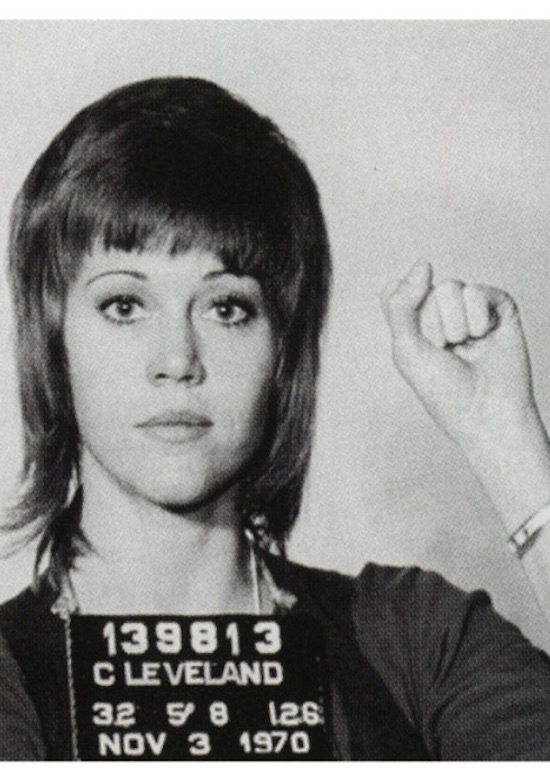 Jane Fonda mugshot