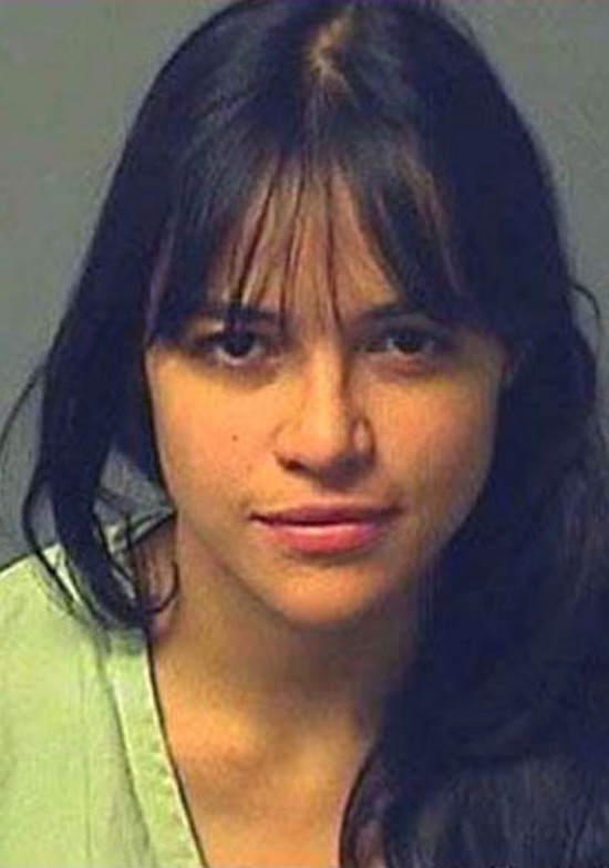 Michelle Rodriguez mugshot