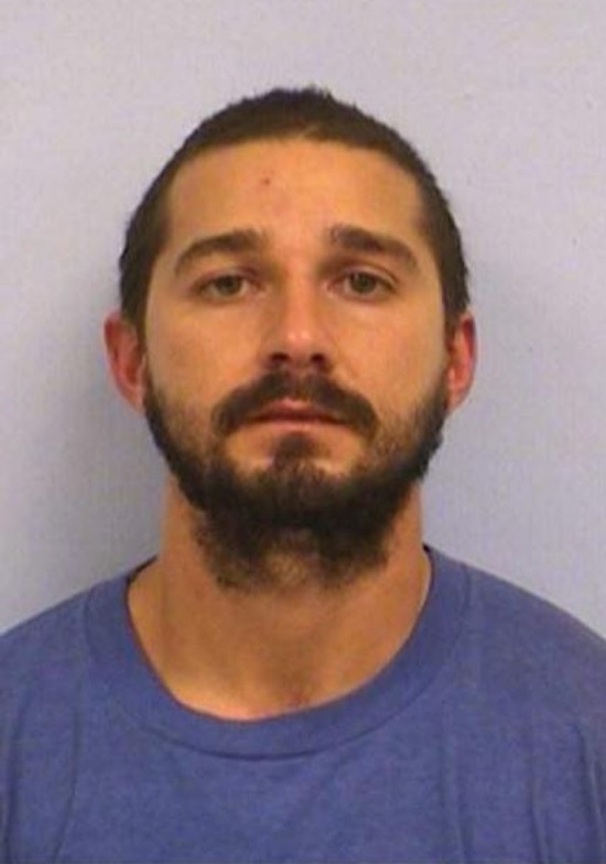 Shia LaBeouf mugshot
