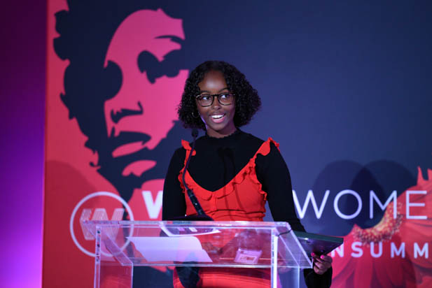 Isra Hirsi at the power women summit 2019
