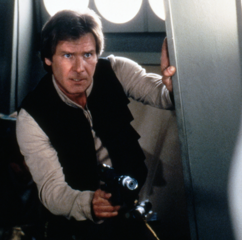 Harrison Ford as Han Solo in Star Wars Episode VI: Return of the Jedi