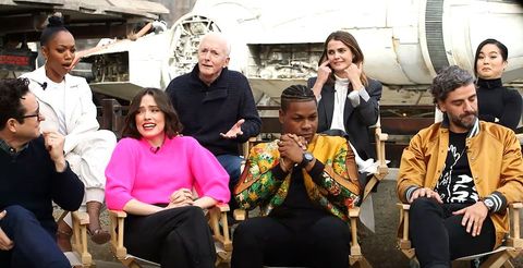 Cast react to ending