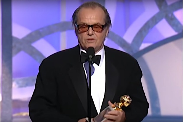 Jack Nicholson Golden Globes