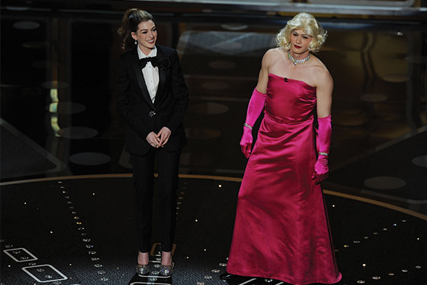 Anne Hathaway, James Franco Oscar host