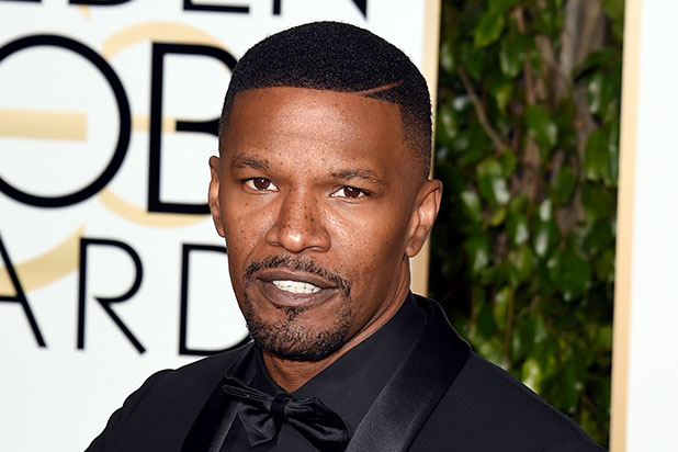 Jamie Foxx at the Golden Globes