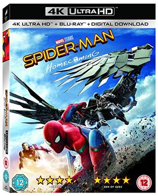 Spider-Man Homecoming [4K UHD + Blu-ray] [2017] [Region Free]