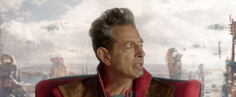 Jeff Goldblum as Grandmaster in Thor Ragnarok