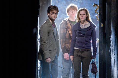 Harry, Ron and Hermione in a still from Harry Potter and the Deathly Hallows Part 1