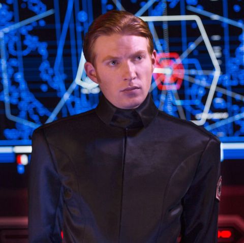 General Hux in Star Wars: The Force Awakens Domhnall Gleeson